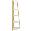 Lirago 5-Tier Corner Ladder Shelf-Compact Storage for Living Room Office or Balcony Gold - 3 of 4