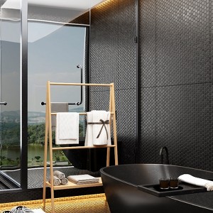 KWPZQEB Bamboo 4 Tier Ladder with Storage Shelf, Freestanding Towel Rack, Drying Display Blanket Holder Rack, Decor Stand Rack for Bedroom, Bathroom - 1 of 4