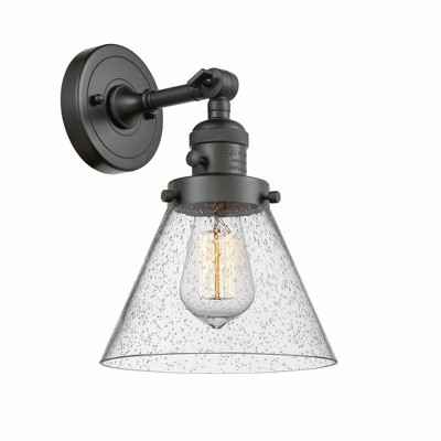 Cone - 1 Light Wall Sconce In Industrial Style-10 Inches Tall and 8 Inches Wide
