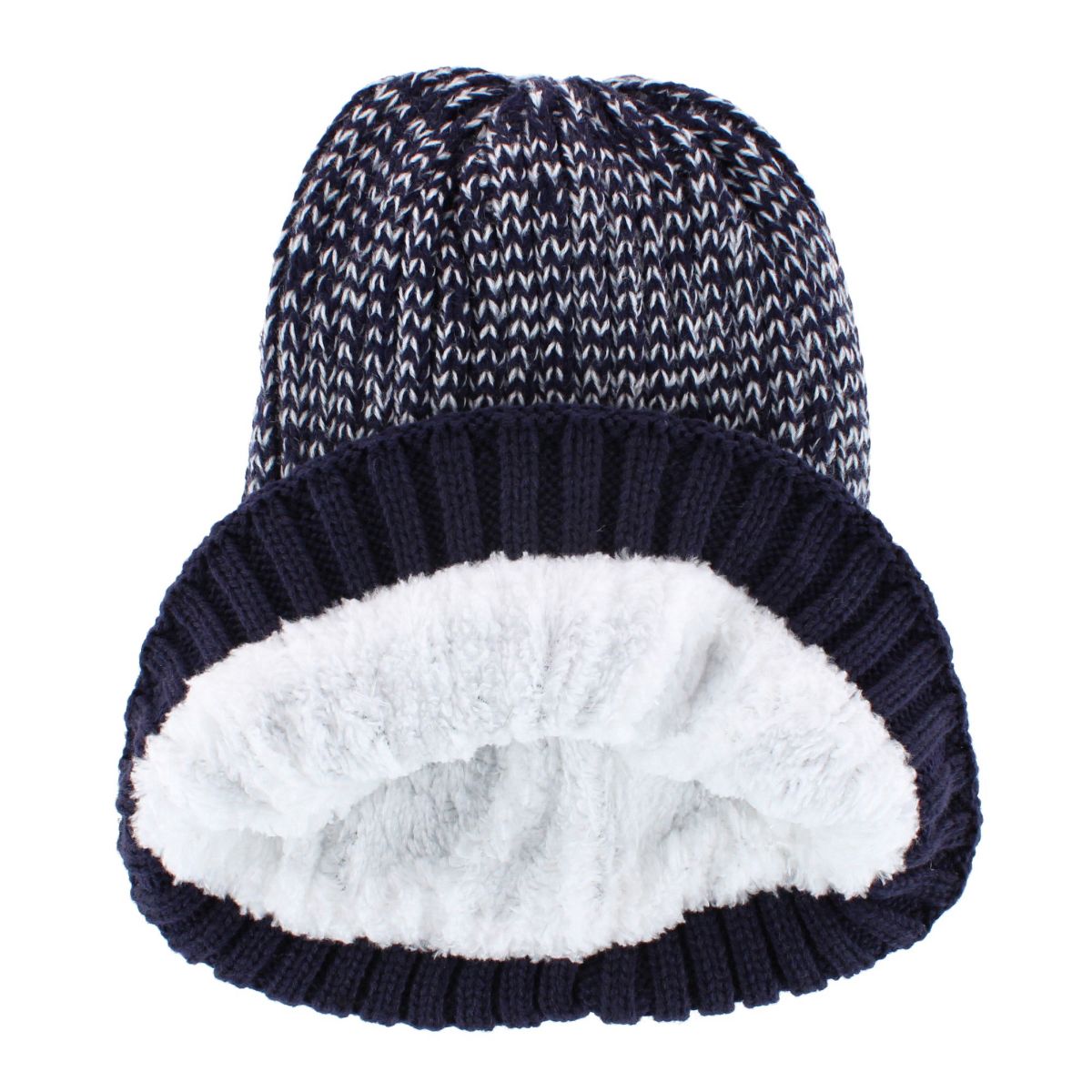 Polar Extreme Boys' Marled Ribbed Winter Beanie & Gloves Set - thumbnail 3