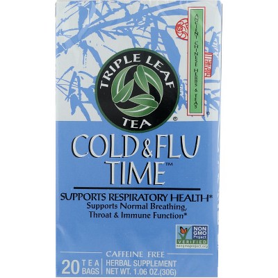 Triple Leaf Tea Cold & Flu Time Tea.