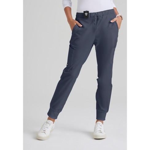 Skechers By Barco - Vitality Women's Electra 5-pocket Mid-rise Jogger Scrub  Pant X Small Pewter : Target