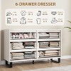 Vertical Drawer Cabinet with Storage, Dresser for Bedroom, Wooden Storage for Hallway, Entryway - 2 of 4