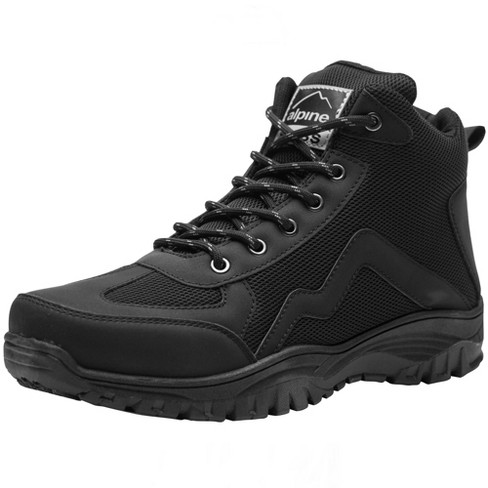 Alpine Swiss Brent Mens Hiking Boots Comfortable Mid Ankle Outdoor Walking  Shoes Black M Us 9 : Target