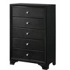 NicBex Modern Glam Style 5 Drawers Dresser Glam Closet Storage with Embossed Crocodile Pattern for Bedroom, Living Room, Hallway - 2 of 4