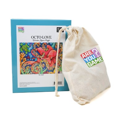 Colorful Marine Life Octopus Wooden Jigsaw Puzzle - 331 Pieces