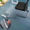 Moda Furnishings 48" x 30" Clear PVC Chair Mat for Carpet - 3 of 4