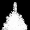 vidaXL Christmas Tree White PE (Polyethylene), Steel Large - 3 of 4