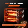 VEVOR Commercial Pizza Oven Countertop, 16" Double Deck Layer, Stainless Steel Electric Pizza Oven with Stone and Handle - 4 of 4