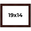 PosterPalooza | Distressed Brown Picture Frame - UV Acrylic, Backing Board, Hanging Hardware Included - 2 of 4