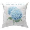 Floral Blue Climaweave Pillow– 18 Inch by Manual Woodworkers and Weavers - 3 of 3