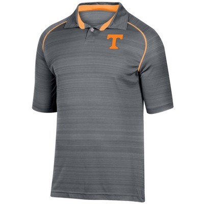 NCAA Tennessee Volunteers Men's Faded Striped Short Sleeve Polo Shirt