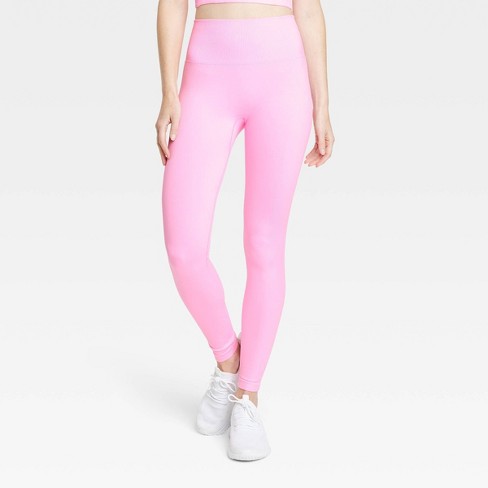 Women's Seamless High-rise Leggings - All In Motion™ Pink S : Target