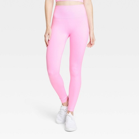 Women's Seamless High-rise Leggings - All In Motion™ Pink Xs : Target