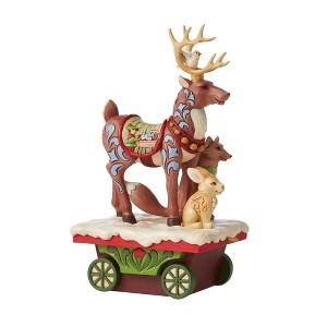 Jim Shore 6.5 Inch Onward Toward Wintry Advventur Heartwood Creek Figurines - 1 of 3