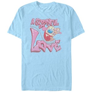 Men's The Ren & Stimpy Show A Spoonful of Love T-Shirt - 1 of 4