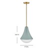 Lark Haddie 1 - Light Pendant in  Seafoam - 2 of 4