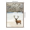 Amanti Art Grand Elk II  by Stellar Design Studio Canvas Wall Art Print Framed 23-in. W x 33-in. H. - 3 of 4