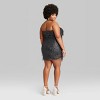 Women's Tube Sequin Fringe Mini Bodycon Dress - Wild Fable™ Dark Gray 4x :  Target