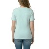 Women's Crew Neck Cross Over Nursing Short Sleeve Top | Motherhood Maternity - 2 of 3