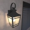Maggift Large Outdoor Wall Lights for House, Exterior Lighting, Waterproof Outdoor Sconce Lights with Clear Glass, 2 Pack Black, 8.6"*7.5"*16.5" - 3 of 4