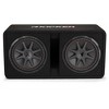 Kicker 48DCVR122 CompVR 12" dual subs in vented box & 46CXA800.1 Amp Bundle - 2 of 4
