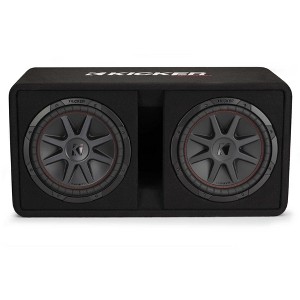 Kicker 48DCVR122 CompVR 12" dual subwoofers in vented box, 2-ohm - 1 of 4