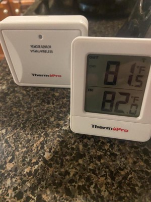 REVIEW ThermoPro Indoor/Outdoor Thermometer/Base Station Rechargeable Outside  Temp/Humidity Sensor 