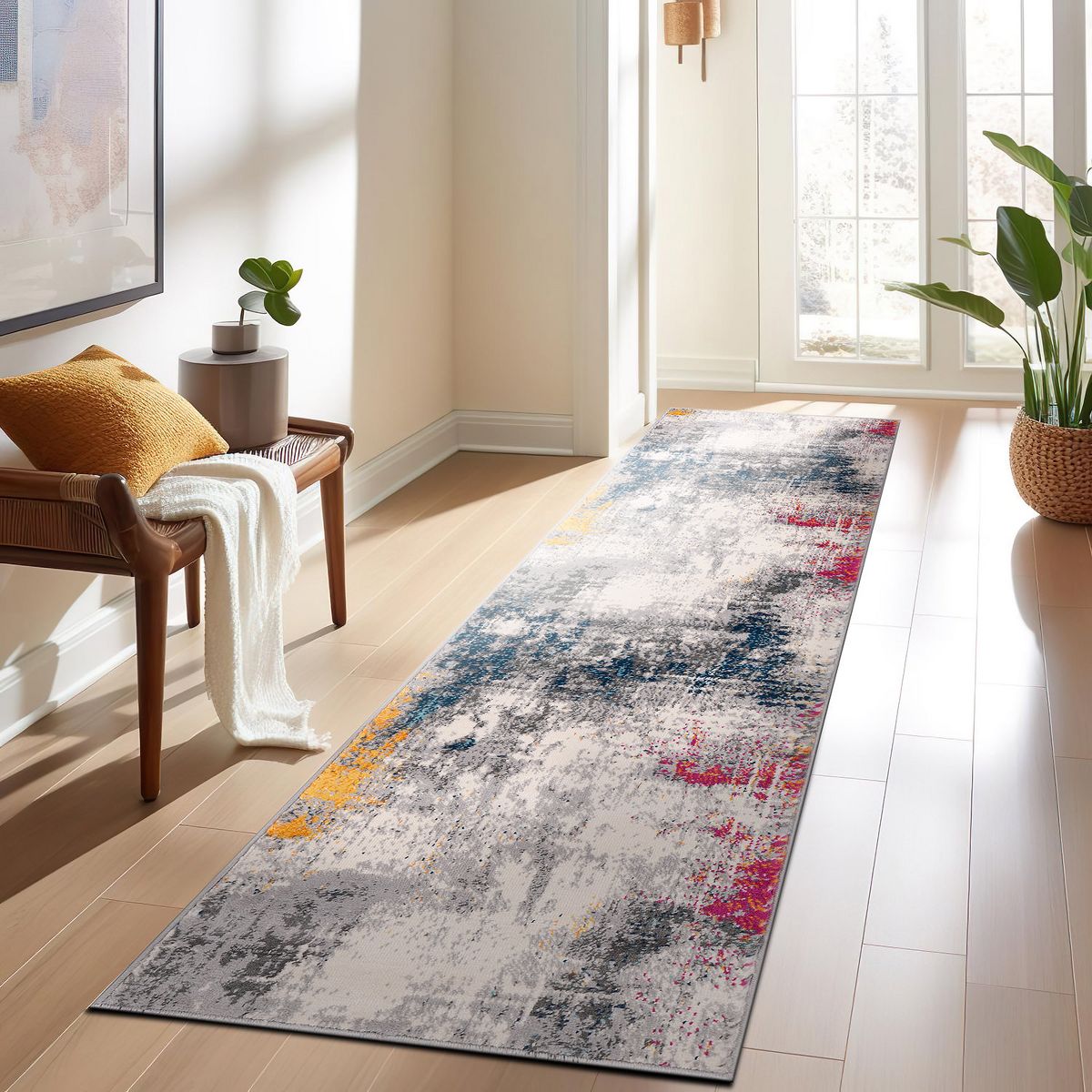 World Rug Gallery Perugia Modern Abstract Area Rug: Stain & Fade-Resistant, Low Pile, Machine Made - thumbnail 8