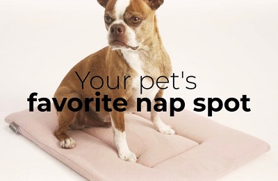 Medium Pink Polar Fleece Cat and Dog Crate Pad