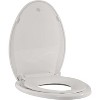 Elongated Toilet Seat with Toddler Seat Built In, Potty Training Lid for Adults and Kids, Slow Close Magnetic Closure, Biscuit Finish - 3 of 4