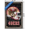Trends International NFL San Francisco 49ers - Neon Helmet 23 Framed Wall Poster Prints - 3 of 4