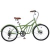 Okak 24IN Cruiser Bikes with Large Basket, 6 Speed Adult Bike with Steel Frame and Disk Brake, Commuter Bike for Men and Women - 3 of 4