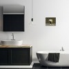 Stupell Industries Deco Style Glam Bathroom Black Framed Giclee Art - 2 of 4