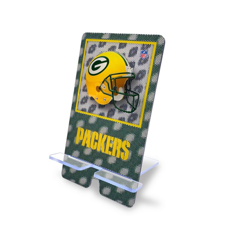 NFL Green Bay Packers 5D Helmet Phone Stand - Yellow, 1 of 4