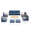 Gymojoy Outdoor Sofa Funiture with Thick Cushion for Garden Yard - 3 of 4
