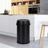 COZONY Commercial Trash Cans, Stainless Steel Garbage Bins with Swing Lid or Open Top for Kitchen Office and Restaurant Use - 4 of 4