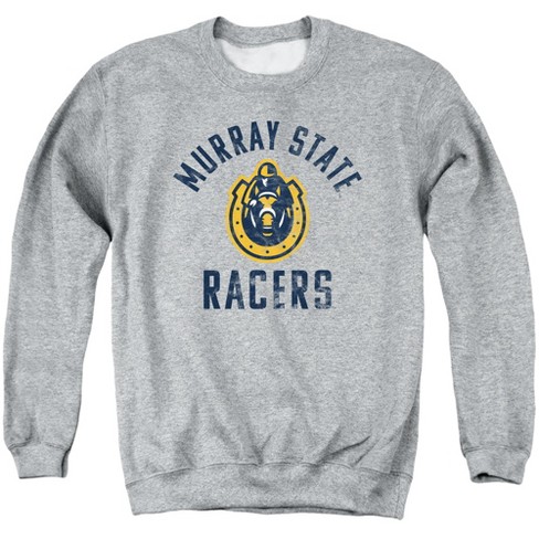 Murray State University Official Racers Logo Adult Crewneck Sweatshirt, Athletic Heather - image 1 of 4