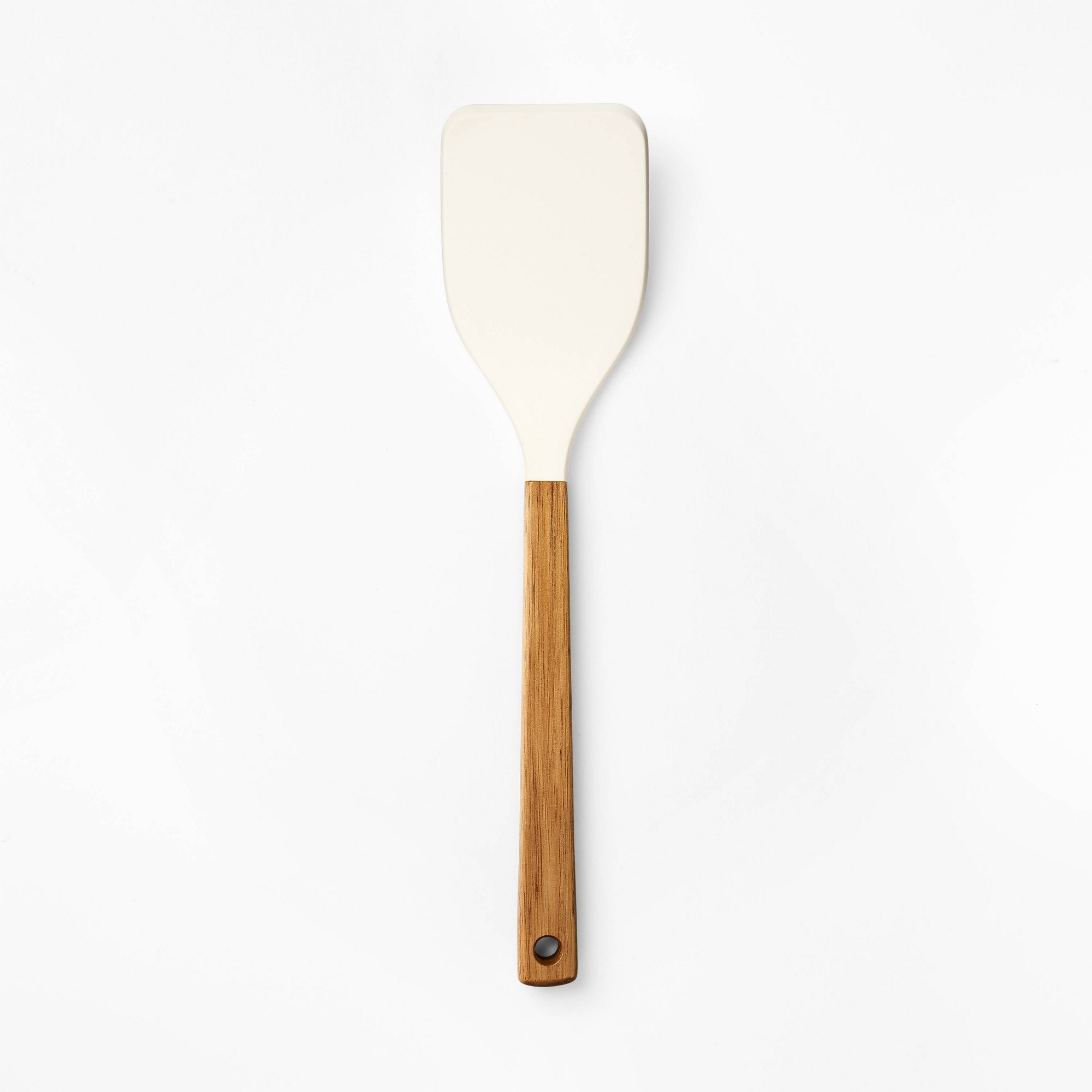 Acacia Wood/Silicone Turner Cream - Figmint™
