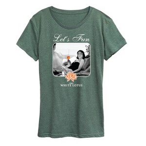 Women's - The White Lotus - Let's Fun Short Sleeve Graphic T-Shirt - 1 of 4
