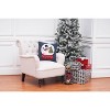 C&F Home 18" x 18" Snowman and Christmas Tree in Snowglobe Holiday Winter Hooked Pillow Accent Throw Pillow - 2 of 4