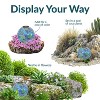 Sunnydaze Glass Mosaic Garden Gazing Globe with Solar Light - 10" - Blue - 4 of 4