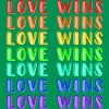 Adult Design By Humans Humans Love Wins Pride Repeat By CNTT668 T-Shirt - 2 of 2