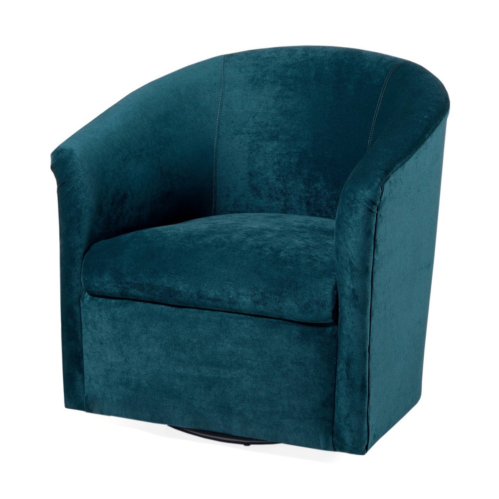 Photos - Chair Comfort Pointe Elizabeth Swivel Accent  Ocean