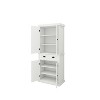 NicBex Modern 71" Kitchen Pantry Storage Cabinet with Drawer & 2 Adjustable Shelves, Cupboard for Dining Room&Living Room&Laundry - 2 of 4