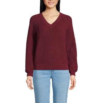 Lands' End Women's Drifter Balloon Sleeve Sweater
