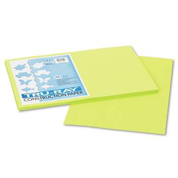 Pacon Riverside 12" x 18" Construction Paper Brilliant Lime 50 Sheets/Pack (P103425)