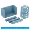 Unique Bargains Vintage Wood Block Reusable Display Desk Calendar 1 Pc - 4 of 4