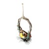 Northlight 4" Brown Bird Sitting in a Twig Wreath Christmas Ornament - 2 of 3