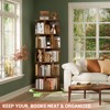 Aheaplus 360° Rotating Bookshelf Tower Revolving Corner Bookcase - 3 of 4